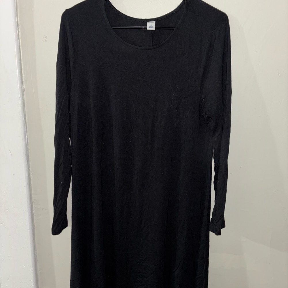 Old Navy Black Long Sleeve Dress